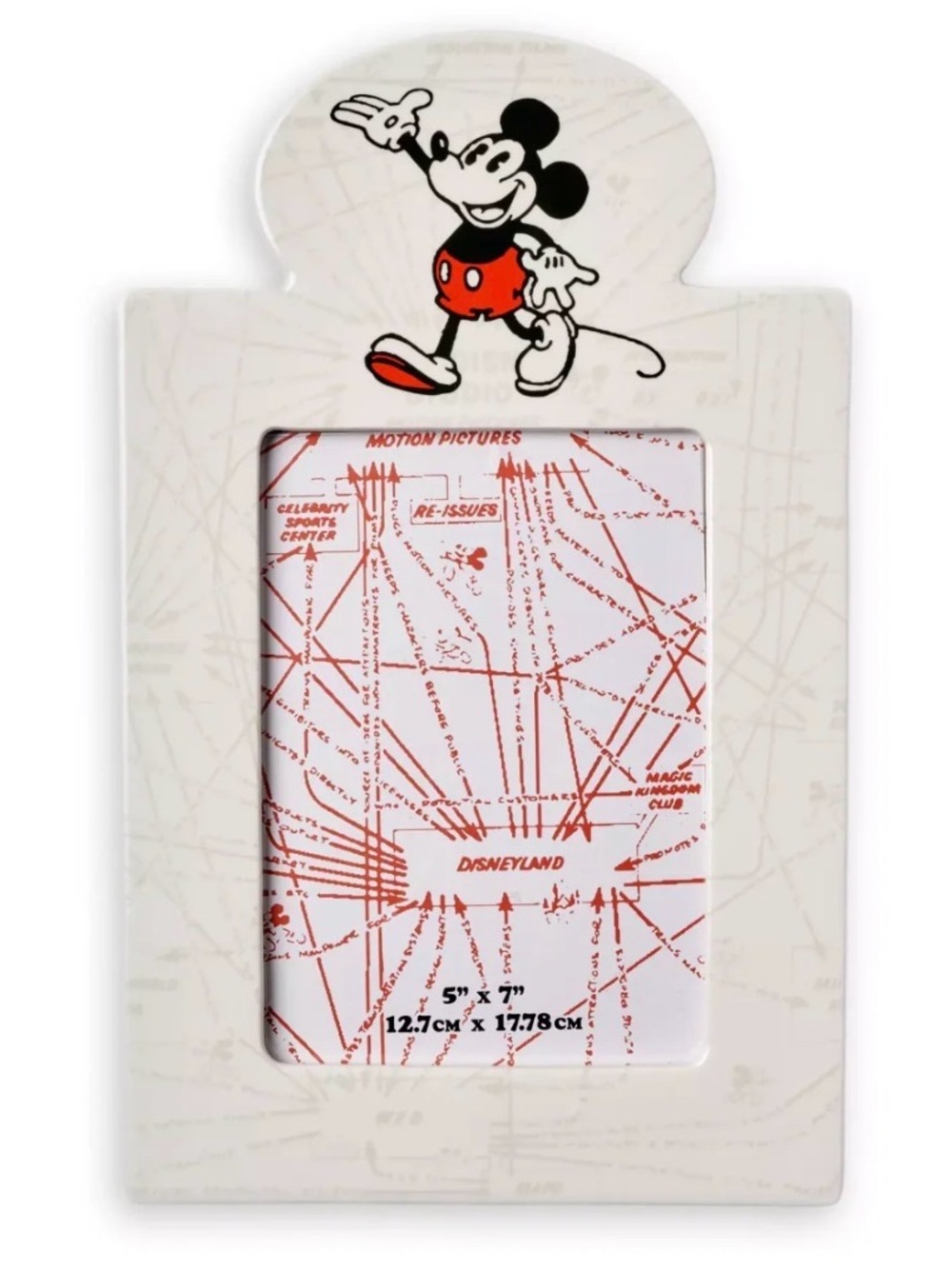 DISNEY 100 YEARS OF WONDER CELEBRATION MICKEY PHOTO FRAME 5'' X 7 NEW